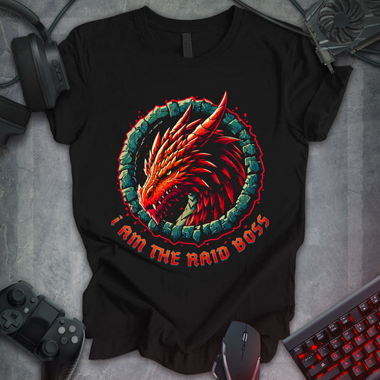 I Am the Raid Boss - Red Dragon Tee