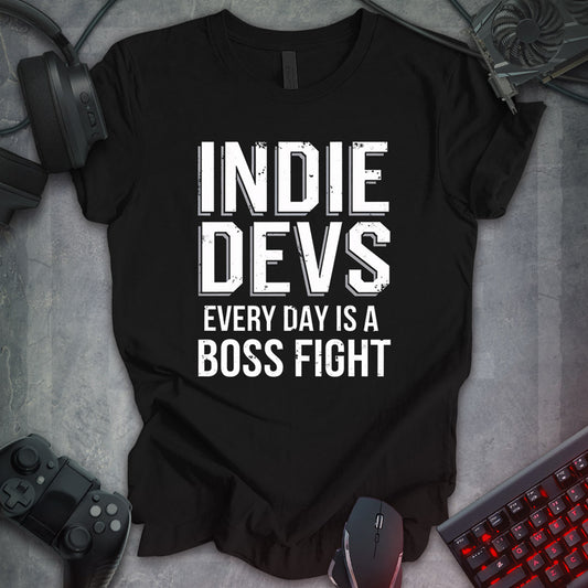 Indie Devs: Every Day is a Boss Fight Tee