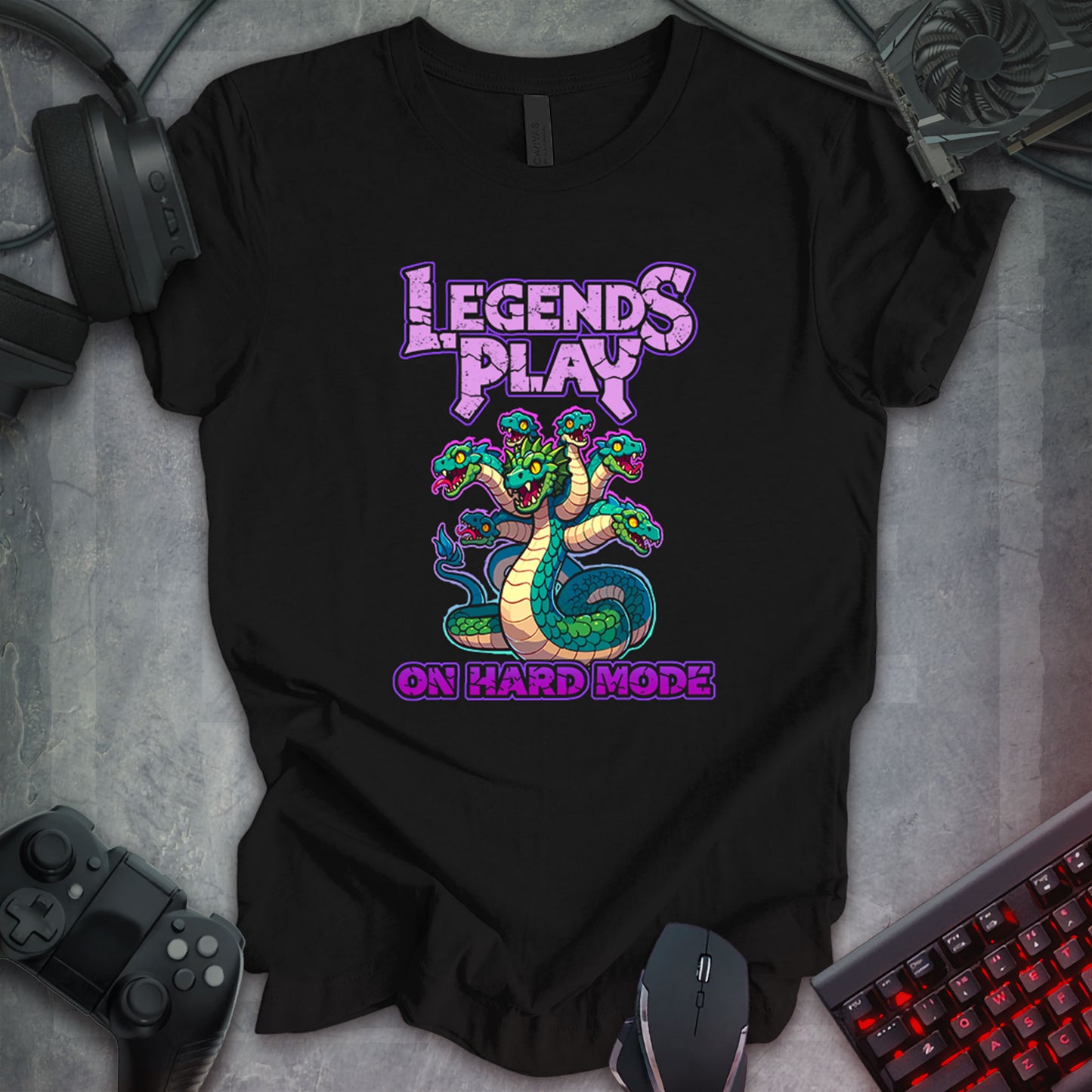 Legends Play on Hard Mode Tee